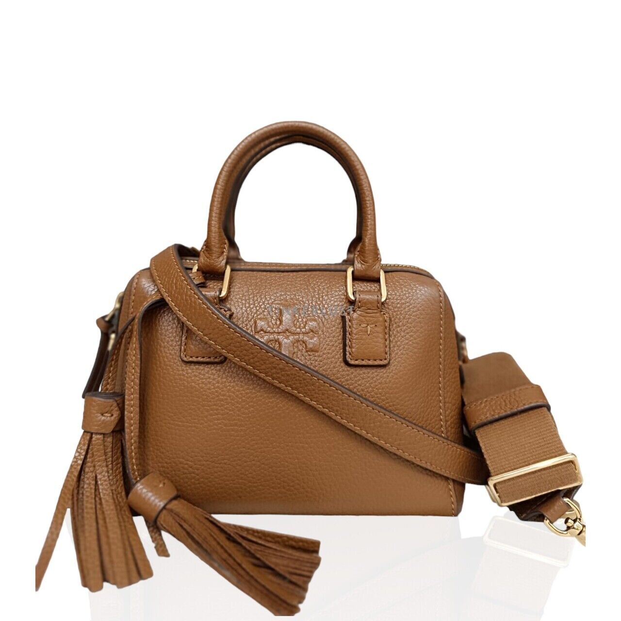 tas satchel Tory Burch Thea Mini Web Satchel Moose Satchel Bag Tinkerlust